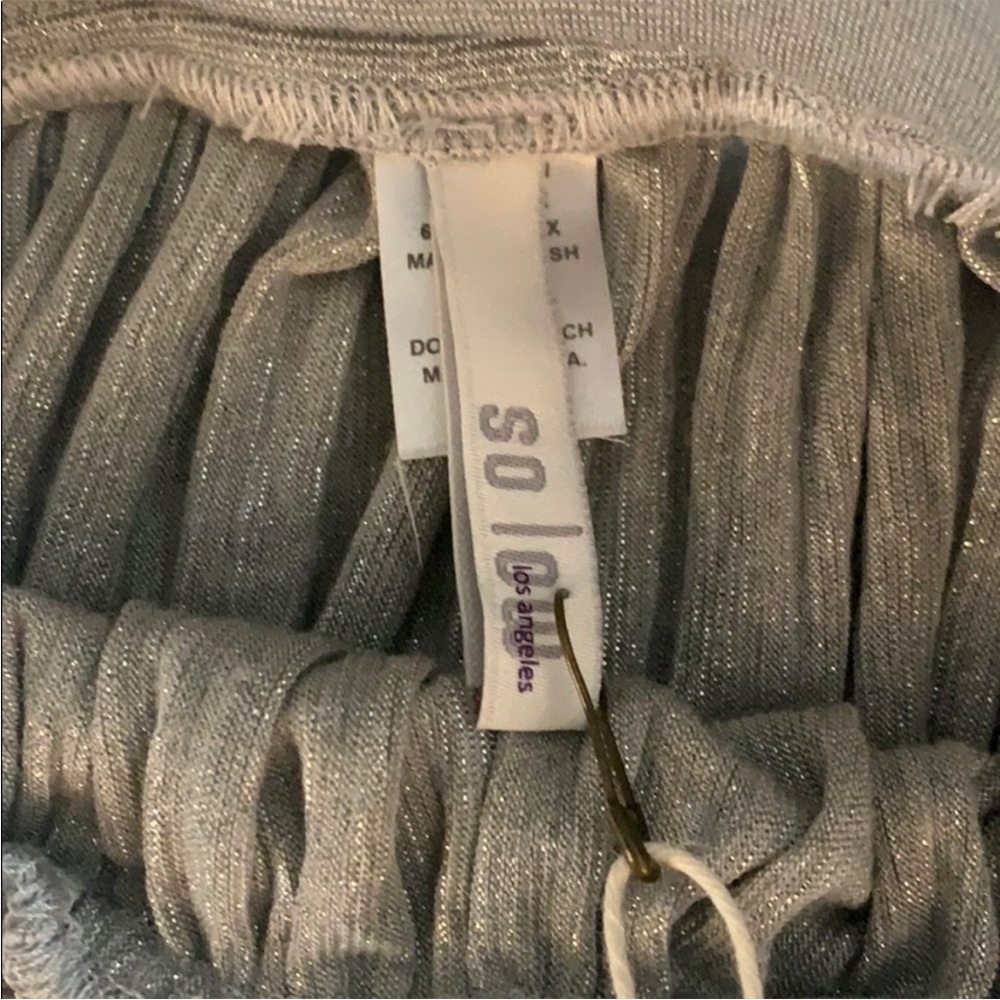 NWT SOLOW SPARKLY PLEATED SKIRT